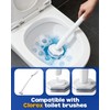 60 Pack Toilet Wand Refills Compatible with Clorox Toilet Brushes,