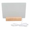 Dry Erase Board 220x150mm Acrylic White Planning Board Reusable with