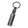 OYDDL Universal Car Logo Cover Metal Carbon Fibre Keyring Emblem