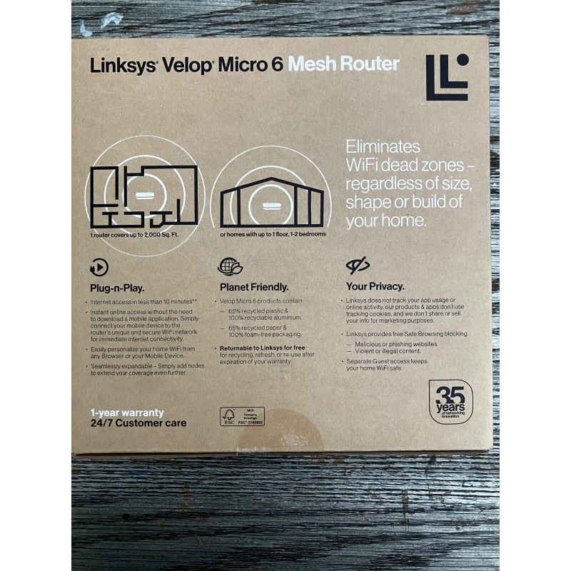 Linksys Velop Micro 6 Mesh Router