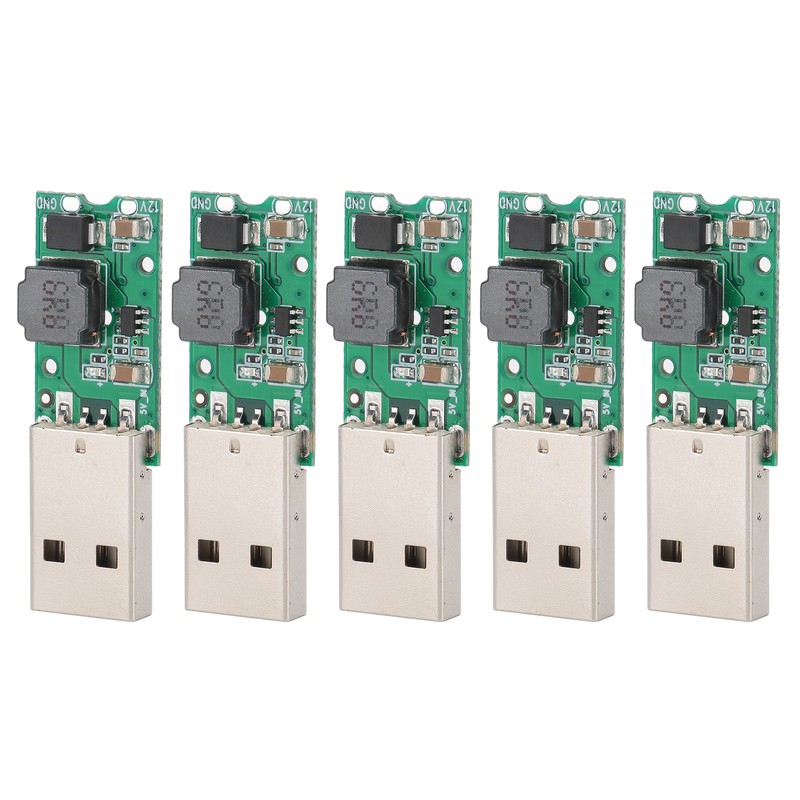5pcs DIY USB 5V to 12V StepUp Power Supply Board