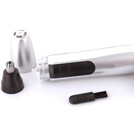 Recortador de Vello Nasal para Hombre en Acero Inoxidable, Diseño de Precisión y Fácil Uso para Limpieza y Depilación Efectiva de Nariz