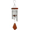 Nature's Melody PG18SV 18-Inch Premiere Grande Wind Chime - Silver