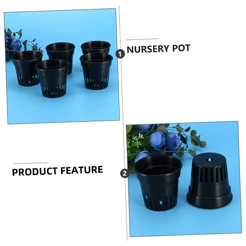 Mipcase 15pcs Hydroponic Planting Baskets Uv Resistant Pots for Aquatic