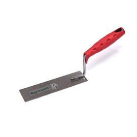 Barnwell Stainless Steel Margin Trowel 2" 50mm Plastering Soft Grip Handle
