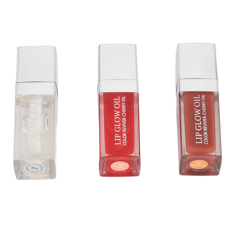 3pcs Plumping Lip Oil Set Long Lasting Hydrating Nourishing Glossy