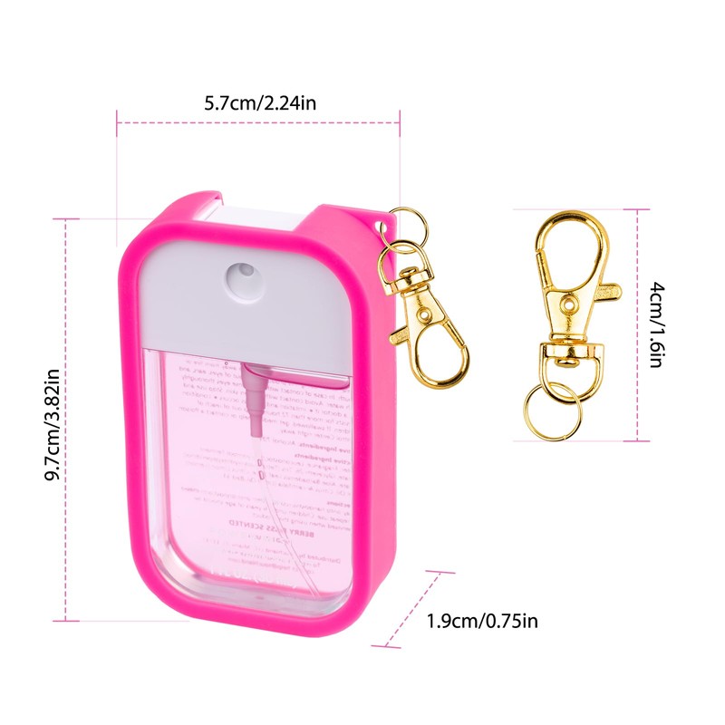 VANEST Silicone Case Compatible with Touchland Hand Sanitizer Spray, Protective