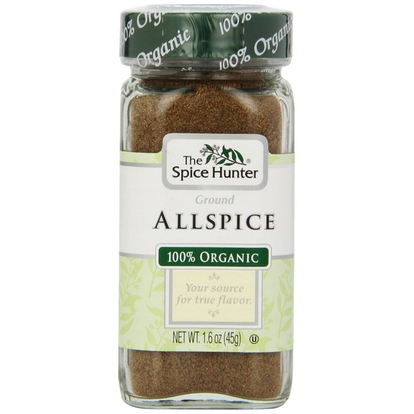 The Spice Hunter Allspice, Ground, Organic, 1.6-Ounce Jar