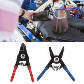 Mini Snap Ring Plier Set, Small Circlip Pliers Durable Practical Spring Loaded Universal Sturdy Metal for Internal External Circlips