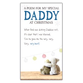 Daddy Christmas Card, Nice Words Daddy Christmas Card, Xmas Card Daddy, Christmas Card for Daddy, Cute Daddy Christmas Card, Christmas Cards Daddy, Daddy Christmas Cards