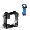 Fielect 100Pcs 18650 Lithium Battery Cell Holder, Plastic 18650 Cell