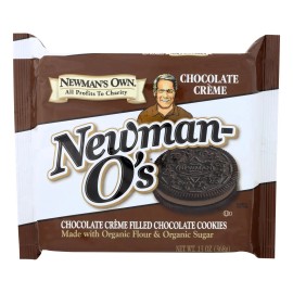 UD_Newman's Own Organics Creme Filled Cookies - Chocolate - Case Of 6 - 13 Oz.