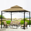 SCOCANOPY Replacement roof Compatible with Target Madaga Gazebo Model L-GZ136PST,(New