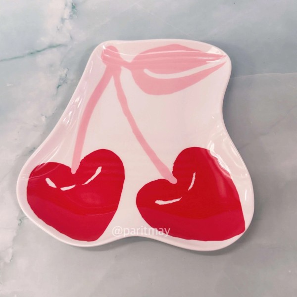 Target Melamine Figural Cherries Dinner Plate - Room Essentials 7.9"