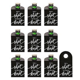 Bulk 96 Pieces Take a Shot Wedding Shooter Favor Tags