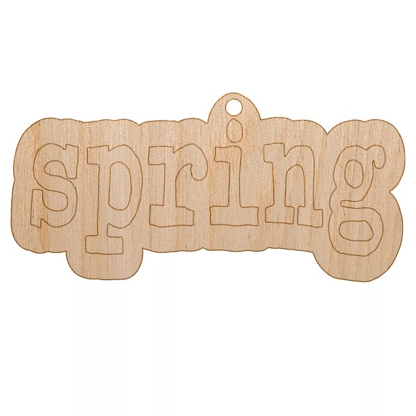 Sniggle Sloth Spring Fun Text Unfinished Craft Wood Holiday Christmas