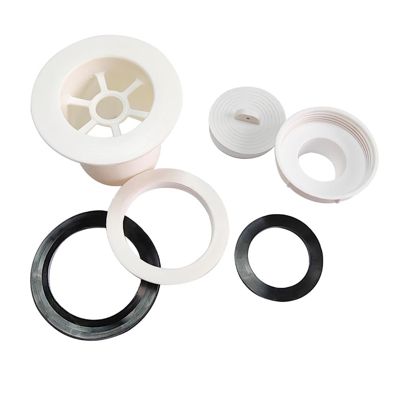 Qrity 1 x Siphon for the Kitchen Sink, Flexible Drain