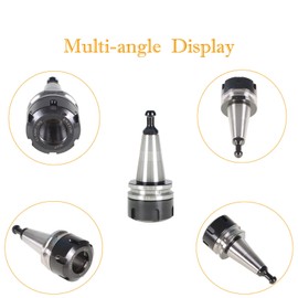 findmall ISO30 ER32-45L Chuck Tool Holder Balance Collet Chuck G2.5 30000RPM CNC Stainless Steel Tool Holder with Pull Stud Milling Lathe Fit for CNC Engraving Machine and Milling Lathe Tool