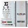 TAXXAN (3) Snellen Pocket Eye Chart in one Pack