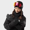 SIROKO Voss Mens Womens Thermal Control Ski Snow Mittens Black