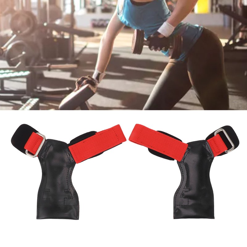 Lifting Straps Rubber Hard Pull Wrist Lifting Straps Durable Deadlift