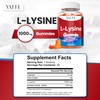 L-Lysine 1000mg Gummies - Supports Skin, Lip, Vegan, Gluten Free,