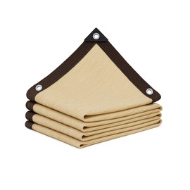 Wheat 90% Shade Cloth with Grommets Heat Resistant Sun Shade UV Protection 10×20FT Outdoor Patio Shade Canopy,Pergola Shade Cover,Garden Shade Cloth Sun Shades Outdoor Patio Kennel Greenhouse Backyard