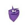 EechicSpace 1 Pack Purple Dog Bandana Blank Chiffon Dog Scarf