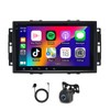 8" Android 14 Double Din Car Stereo with Wireless Carplay