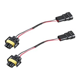 TRISTAR'S [HB4 to H8/H11] Conversion Coupler, Wiring, Socket Connector, Male and Female, Set of 2, Perfect for Conversion of Fog Lights, etc