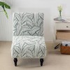 Buenanir Armless Accent Chair Cover Stretch Jacquard Accent Chair Slipcover