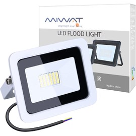 MIWAT LED Floodlight Headlight LED Search Lamp 220 V Floodlight for Outdoor Garden Street Square (CW, 30 W)