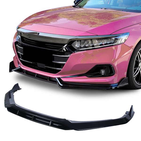 Archaic Front Bumper Lip Spoiler Compatible with Honda Accord Sedan