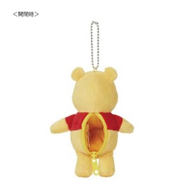 Sunstar Stationery S8347743 Winnie Pooh Whole Body Keychain Plush, Full body