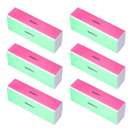 Nagelpolierblock Buffer für Nägel - 6 Stück 4-stufig Buffer Schleifblöcke,Nail Buffer Nagel Buffer Nagelpolierer für Maniküre-Werkzeug zum Formen, Glätten und Polieren von Nägeln