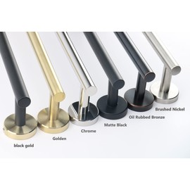 TocTen 5 PCS Bathroom Hardware Set SUS304 Stainless Steel-Towel Rack Set Include Lengthen Hand Towel Bar+Toilet Paper Holder+3 Robe Towel Hooks Bathroom Accessories Towel Bar Set(Bronze,16IN)