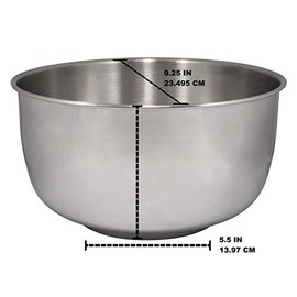 Replacement Stainless Steel Bowl Set Fits Sunbeam & Oster Mixers