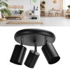 GU10 Ceiling Spotlight Holder 3 Head Rotating Lamp Base Fixture