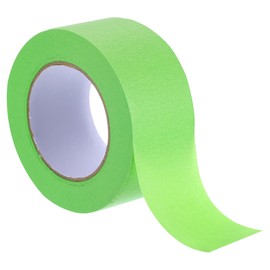 Rebower Masking Tape Green Painters Tape Paper Tape [for Crafts DIY Walls Painting Packing Automotive Home Decoration Teaching]- 2.2 Inch x 60 Yards/1 Roll