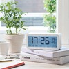 JAJU [JAJU] Large LCD Desk Clock with Temperature and Humidity