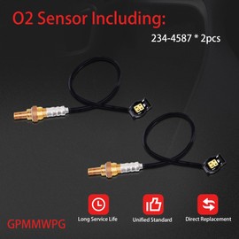 GPMMWPG 2PCS O2 Sensor 234-4587, 02 Sensor, Automotive Replacement Oxygen Sensor Compatible with Dodge for Durango for Ram Compatible with Jeep for Liberty for Wrangler