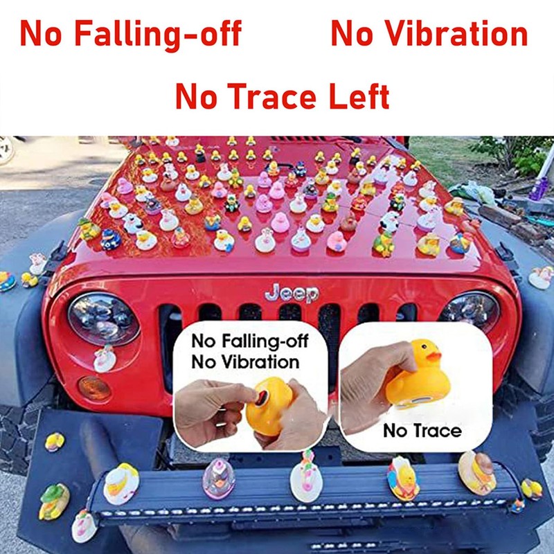 10Pcs Duck Plug - Rubber Duck Mount,Flock Locker Rubber Duck