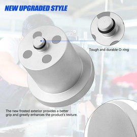 for Rivian Jack Puck Lifting Pucks Rivian R1t R1s - Tesmirror Jack Pads for Floor Jack for Rivian R1s R1t Accessories with Zippered Case 4 Pack, 3 Gen Add 4 Magnets