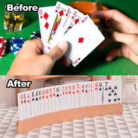 Playing Card Holder, Card Holder, Playing Card Stand, Hands-Free Card Stand, Card Holder Children, Children Playing Card Holder, Free Your Hands From Playing Card Stand, 33 x 3.4 x 1.2 cm