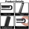 2 PCS Folding Boar Bristles Hair Brushes, Folding Boars Hairs