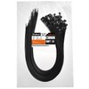 Oksdown Cable Ties Resealable Black 500mm × 7.6mm Pack of