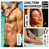 Waterproof Tattoo Stickers for Men and Women Black Taoist Amulet
