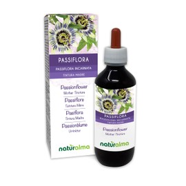 Passion Flower (Passiflora Incarnata) Herb with Flowers Alcohol-Free Mother Tincture Naturalma Liquid Extract Drops 200 ml Dietary Supplement Vegan