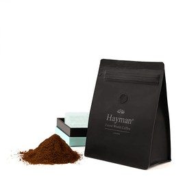 Hayman Coffee, 100% Ethiopia Yirgacheffe Coffee, Ground Coffee Medium Roast, Fresh Roasted Coffee, 16oz/454g (Pack of 1) | Ethiopian Coffee