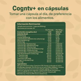 Vitalbotanics Nootropico  Con Melena De Leon Con 60 Caps                                                                                              